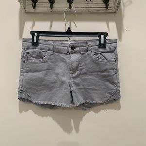 Grey Jean Shorts